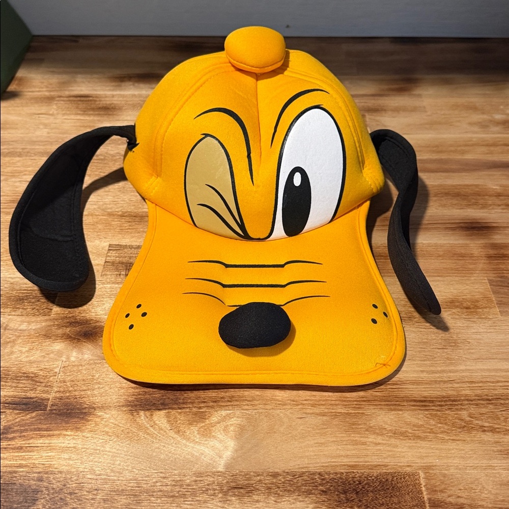 Disney Parks Vihtage 90's Pluto Hat with Floppy Ears - Picture 2 of 4